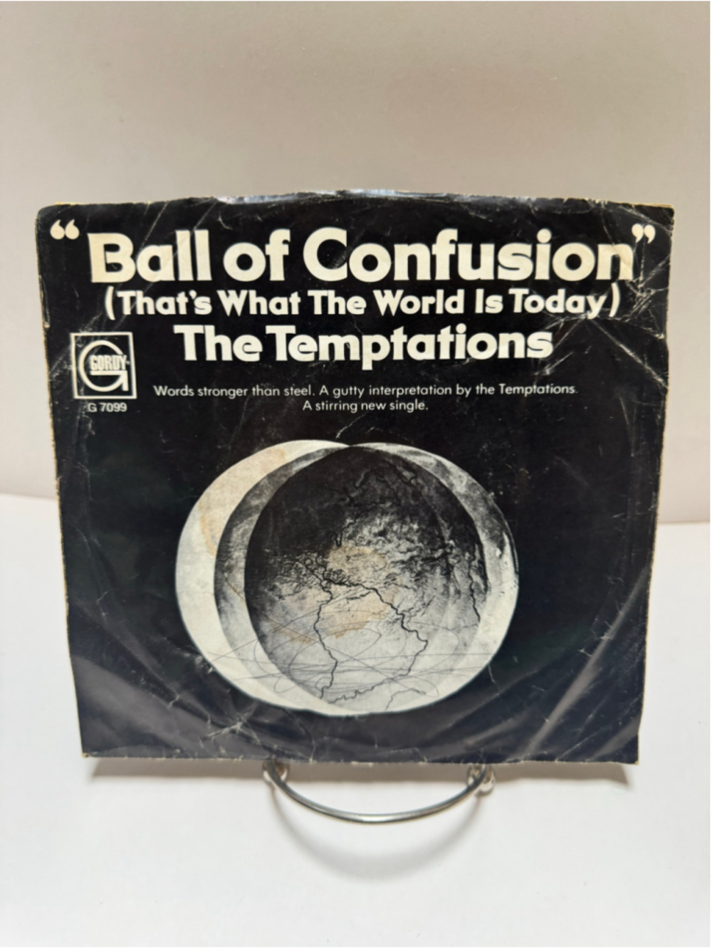 The Temptations Ball of Confusion Vinyl Record Gordy 45 Rpm